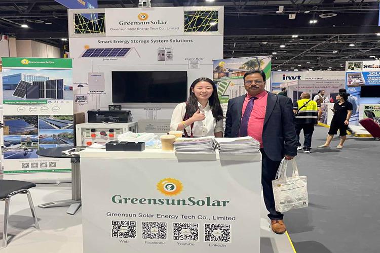 Greensun en la exposición de energía solar de Dubai