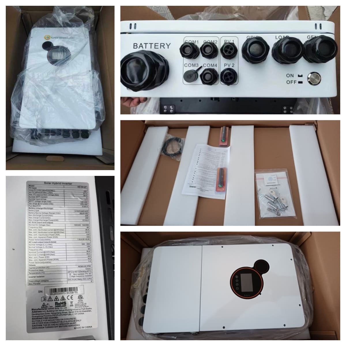 hybrid pv inverter solar power hybrid inverter