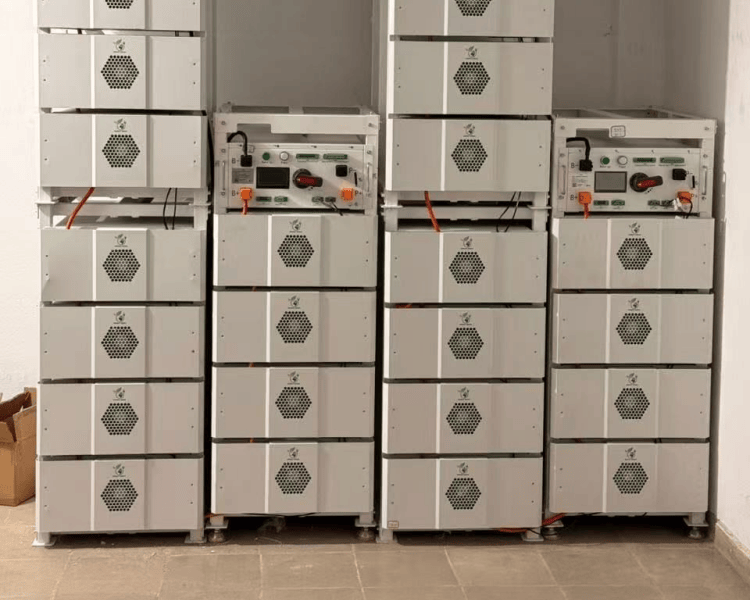 Project in Mali: 2 sets of 614.4V 314AH lithium batteries