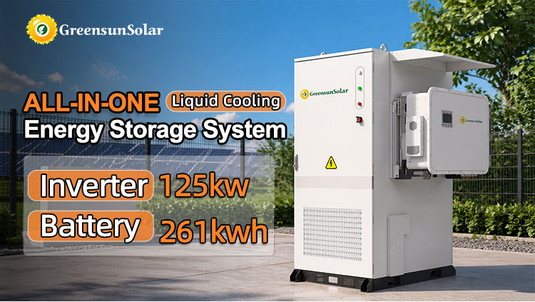 261KWH liuquid cooling BESS solution