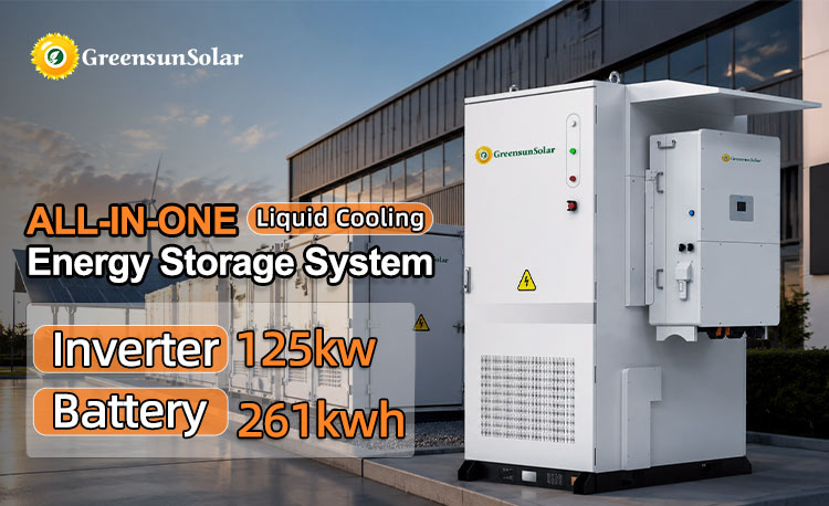 261KWH liuquid cooling BESS solution